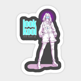 Philosophy Girl - Look Kool Mask Sticker